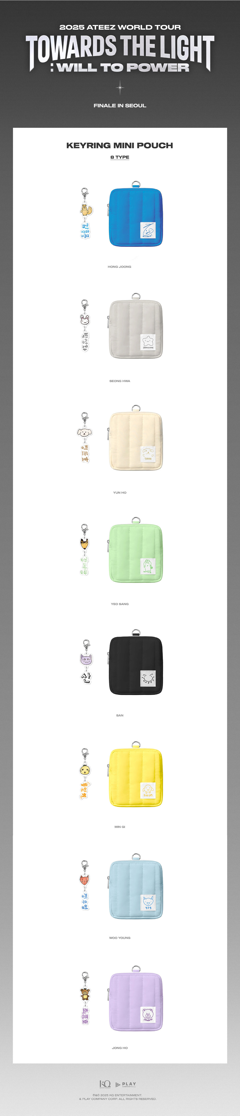 ATEEZ] 2025 ATEEZ [TOWARDS THE LIGHT : WILL TO POWER] Strap